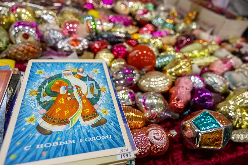 Винтажные ёлочные игрушки